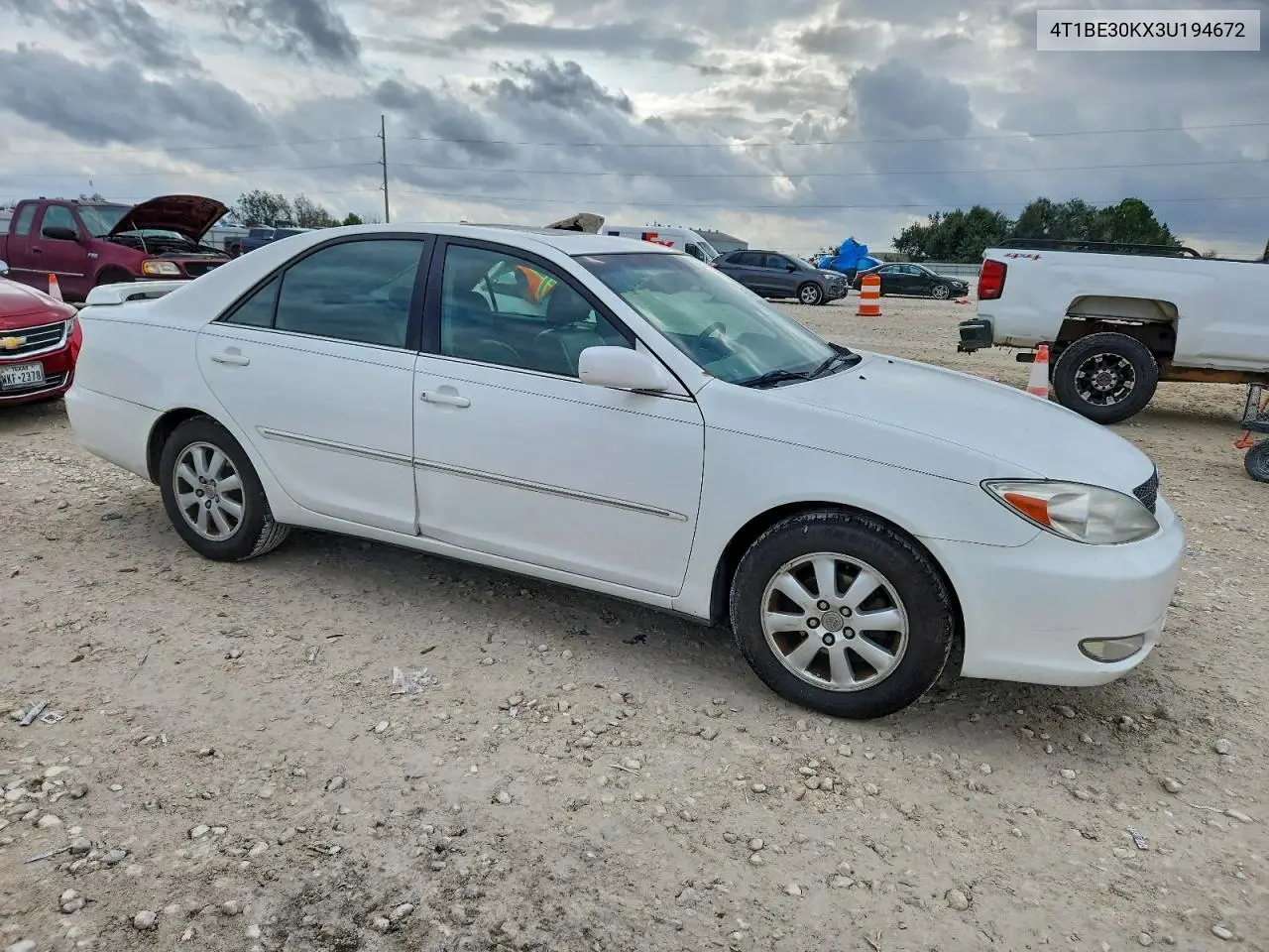 4T1BE30KX3U194672 2003 Toyota Camry Le
