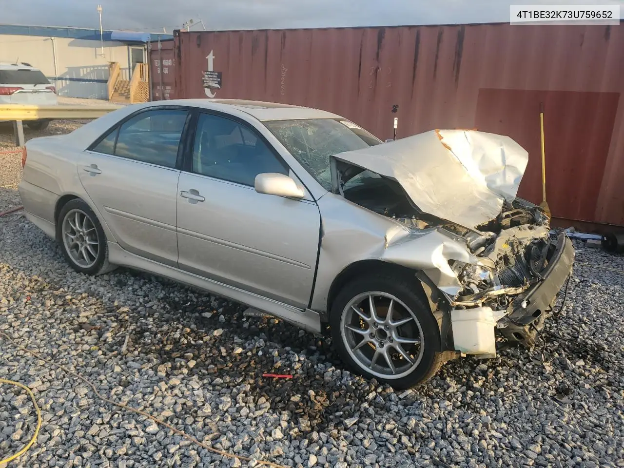 4T1BE32K73U759652 2003 Toyota Camry Le