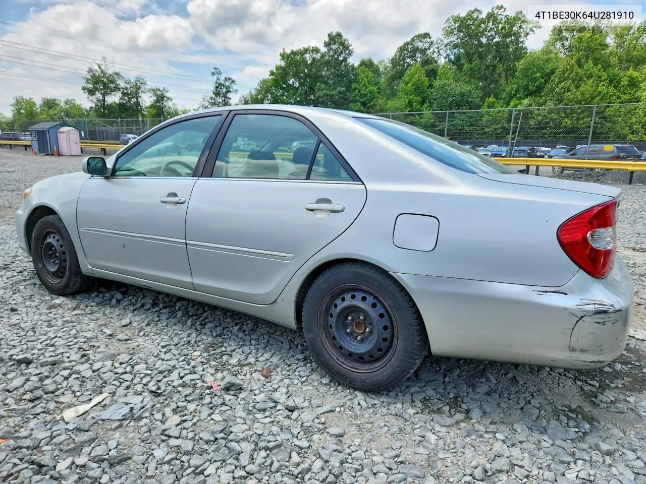 4T1BE30K64U281910 2004 Toyota Camry Xle