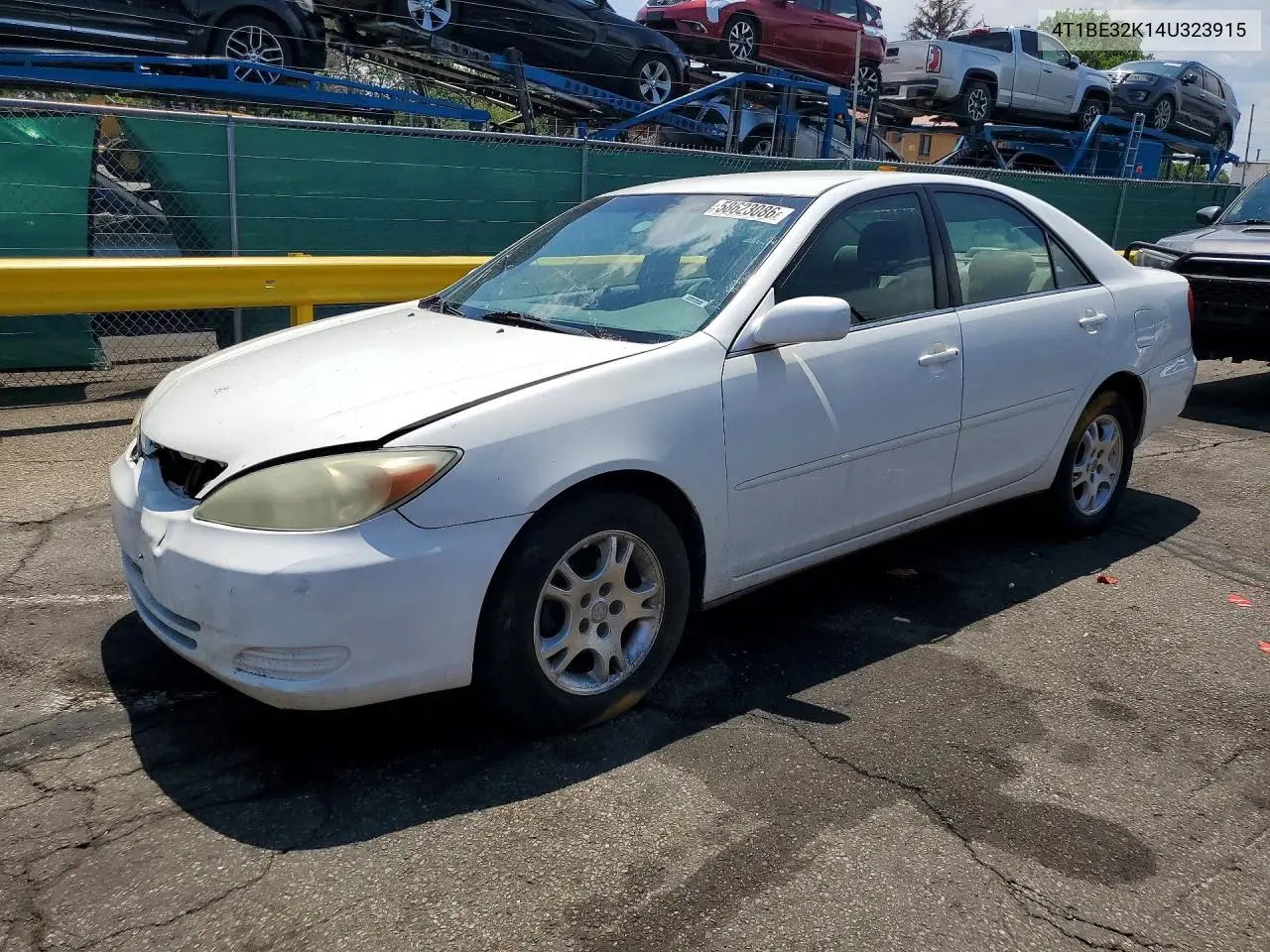 2004 Toyota Camry Le VIN: 4T1BE32K14U323915 Lot: 58623086