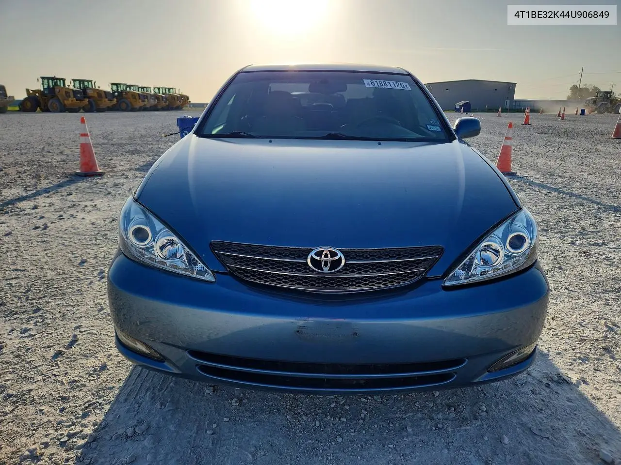 2004 Toyota Camry Xle VIN: 4T1BE32K44U906849 Lot: 61881126