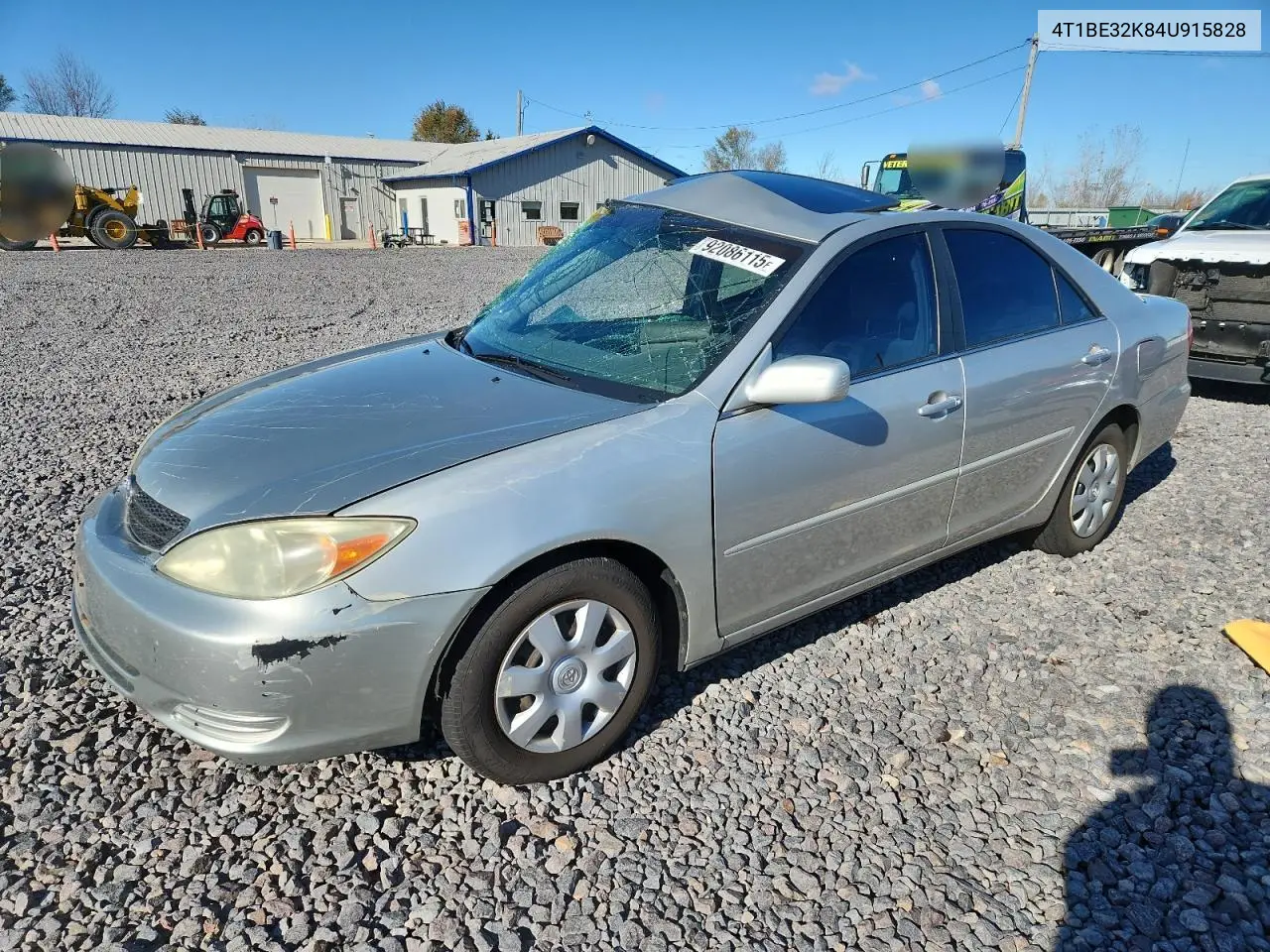 4T1BE32K84U915828 2004 Toyota Camry Le