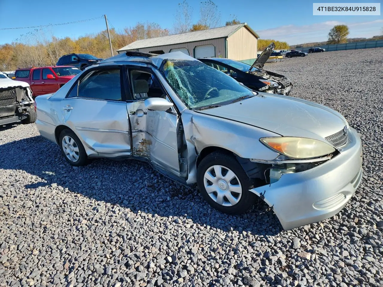 4T1BE32K84U915828 2004 Toyota Camry Le
