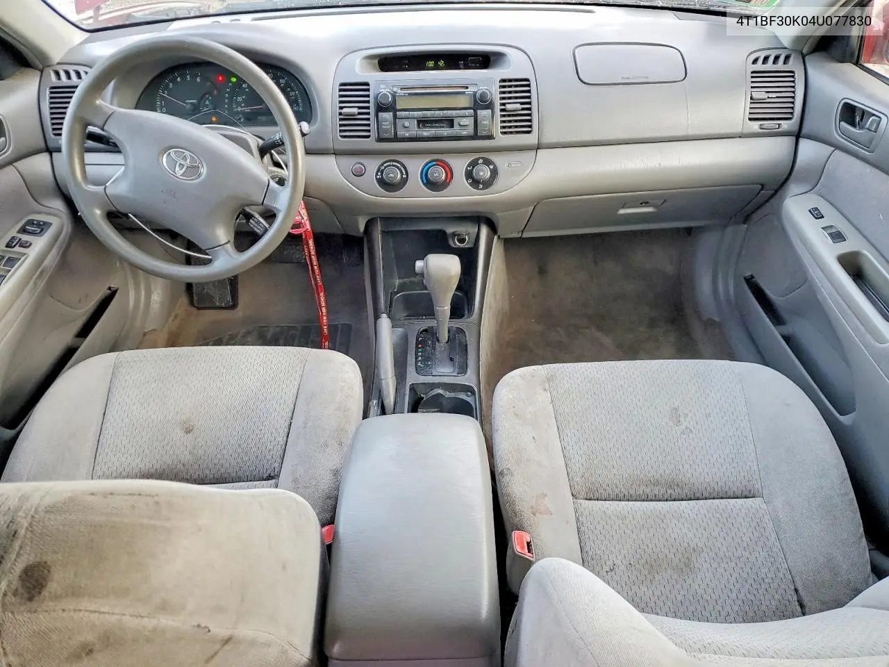 4T1BF30K04U077830 2004 Toyota Camry Le