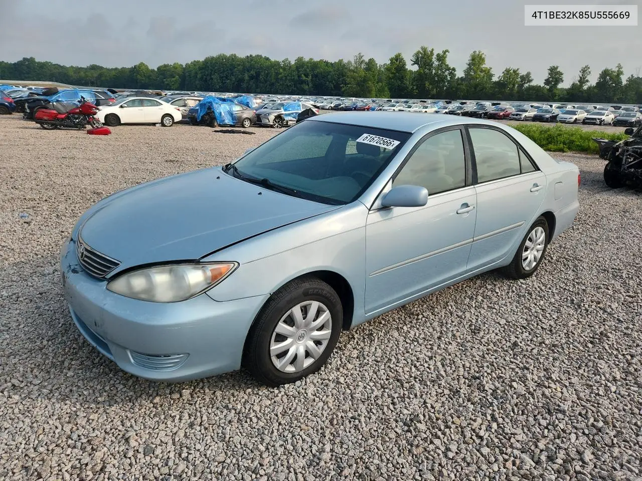2005 Toyota Camry Le VIN: 4T1BE32K85U555669 Lot: 61670566