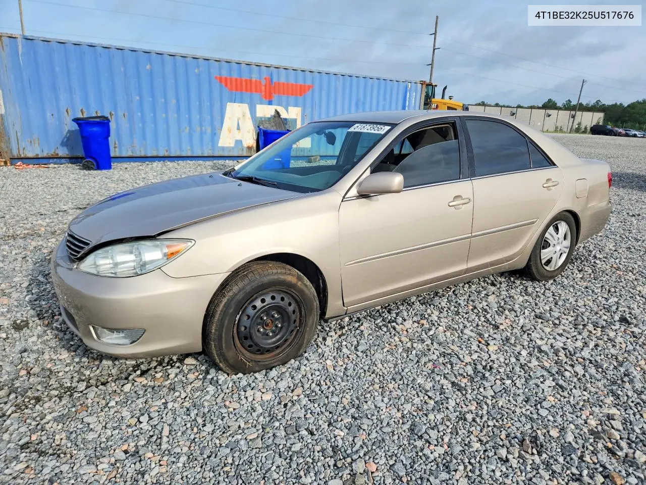 2005 Toyota Camry Xle VIN: 4T1BE32K25U517676 Lot: 61873956