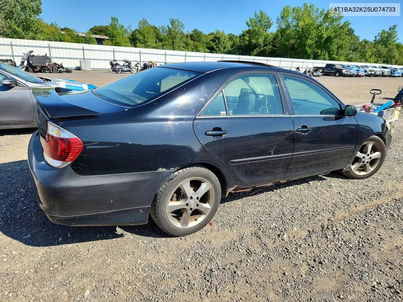 2005 Toyota Camry Se V6 VIN: 4T1BA32K25U074733 Lot: 62074826