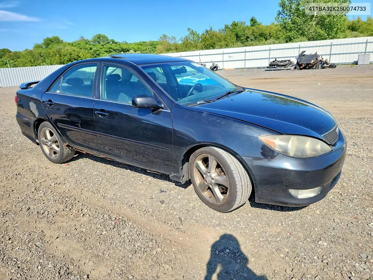 2005 Toyota Camry Se V6 VIN: 4T1BA32K25U074733 Lot: 62074826