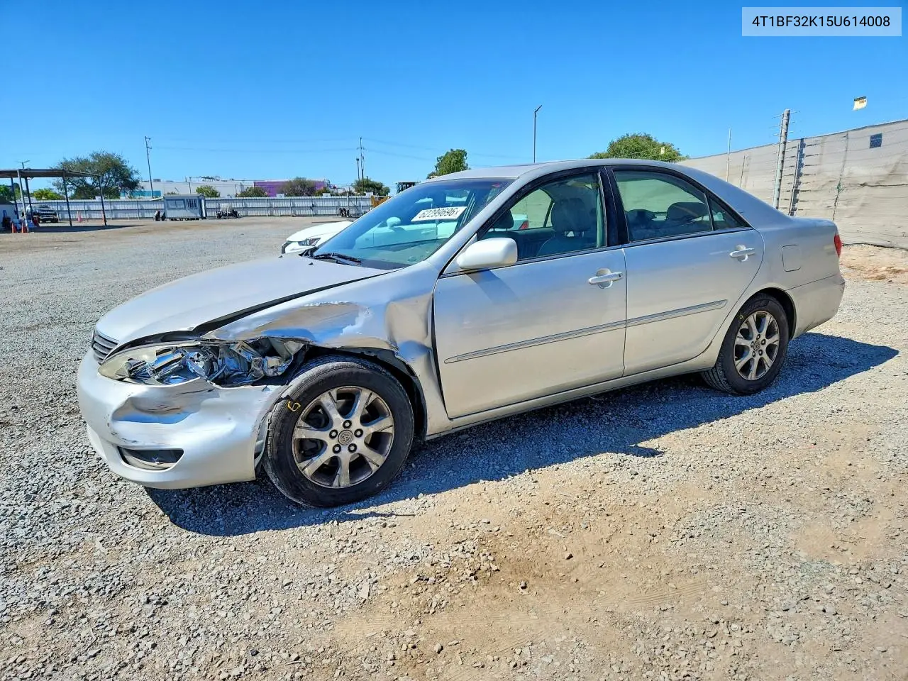 2005 Toyota Camry Xle V6 VIN: 4T1BF32K15U614008 Lot: 62299696
