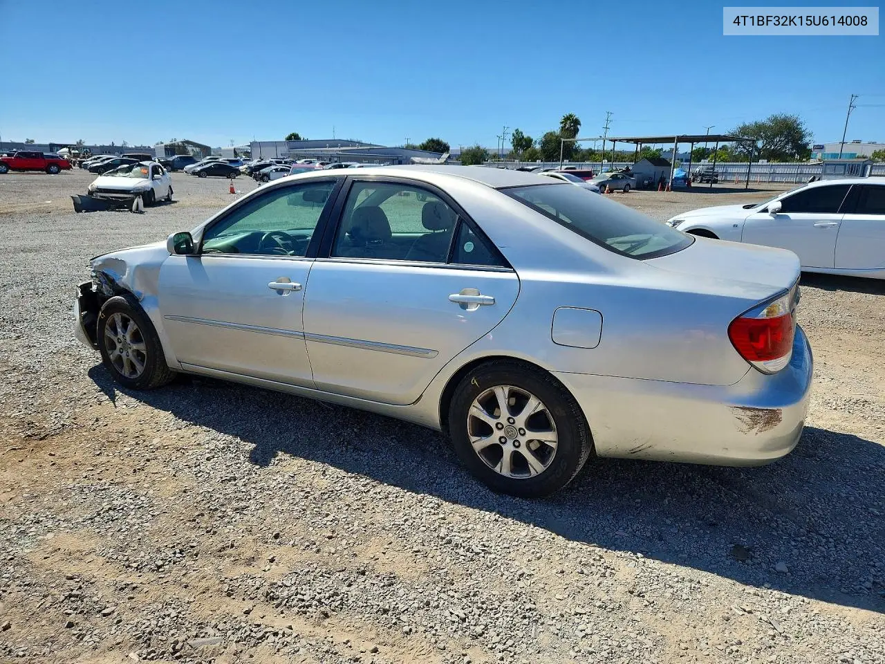 2005 Toyota Camry Xle V6 VIN: 4T1BF32K15U614008 Lot: 62299696