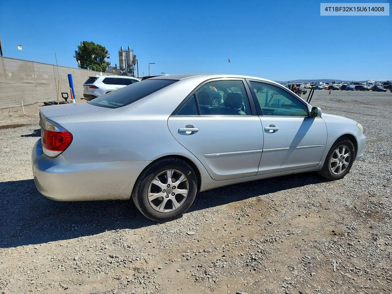 2005 Toyota Camry Xle V6 VIN: 4T1BF32K15U614008 Lot: 62299696