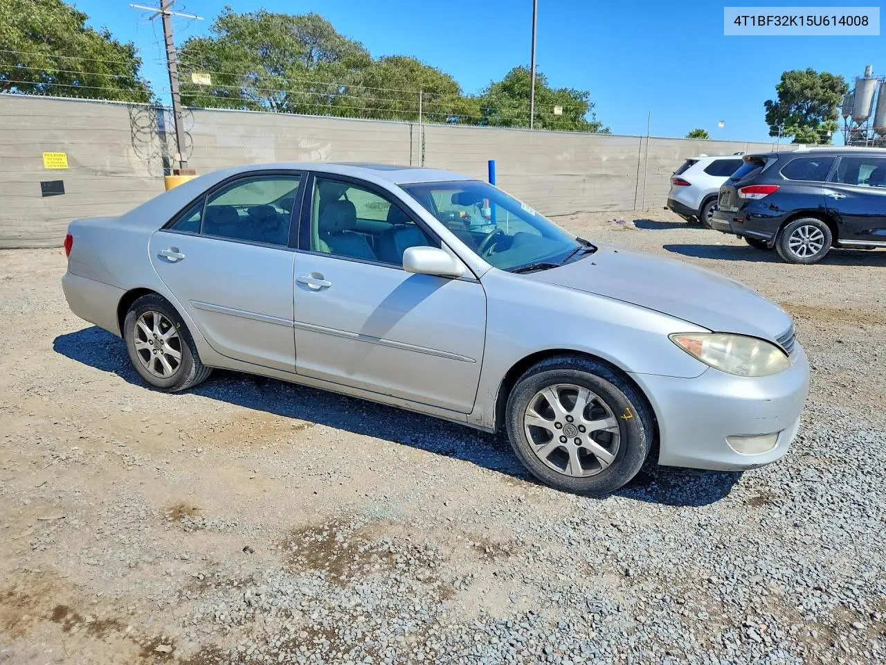 2005 Toyota Camry Xle V6 VIN: 4T1BF32K15U614008 Lot: 62299696