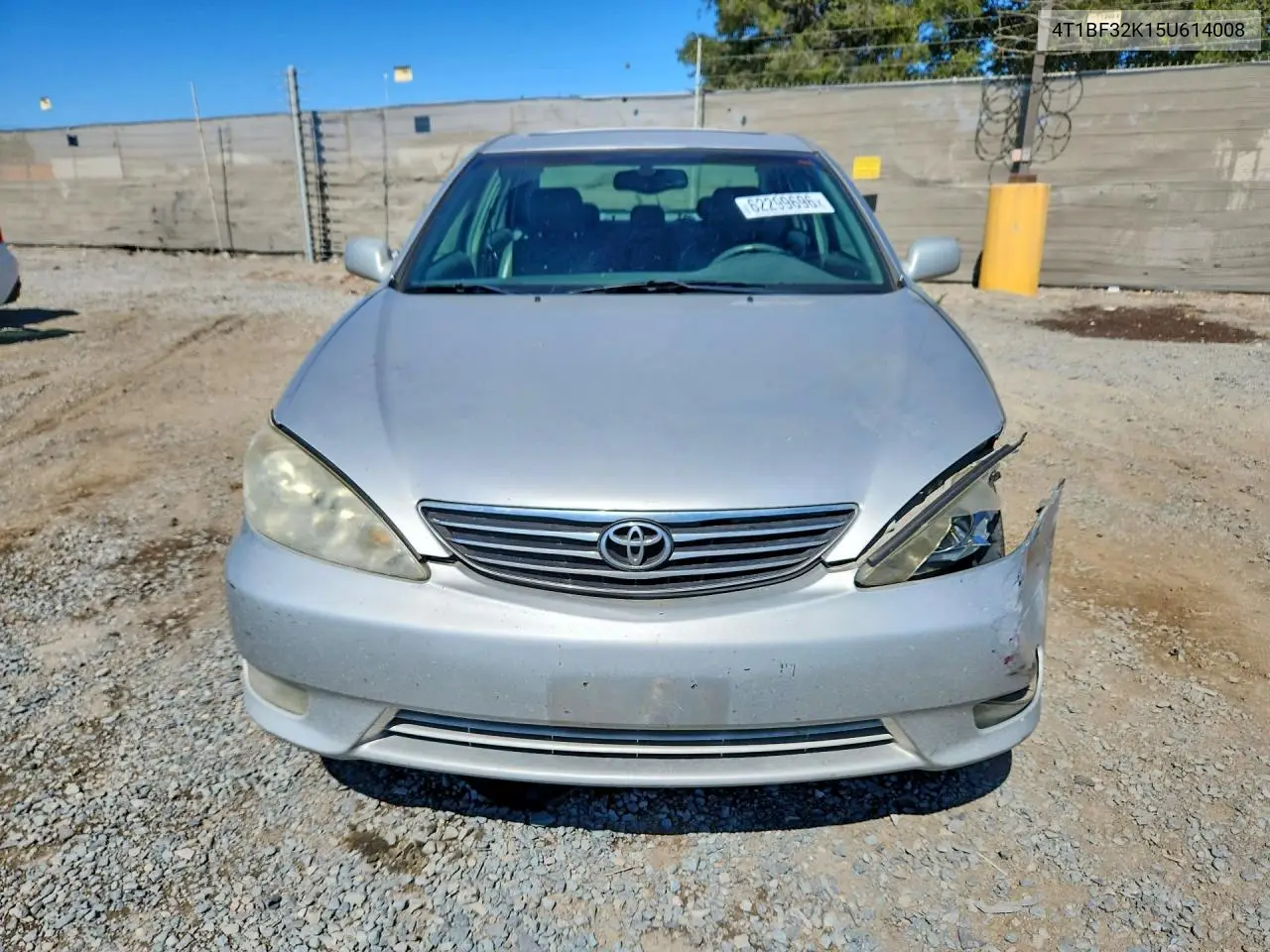 2005 Toyota Camry Xle V6 VIN: 4T1BF32K15U614008 Lot: 62299696