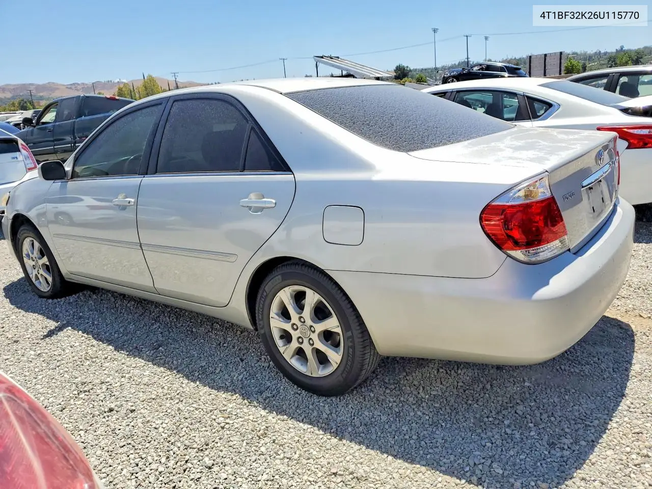 2006 Toyota Camry Xle V6 VIN: 4T1BF32K26U115770 Lot: 60878346