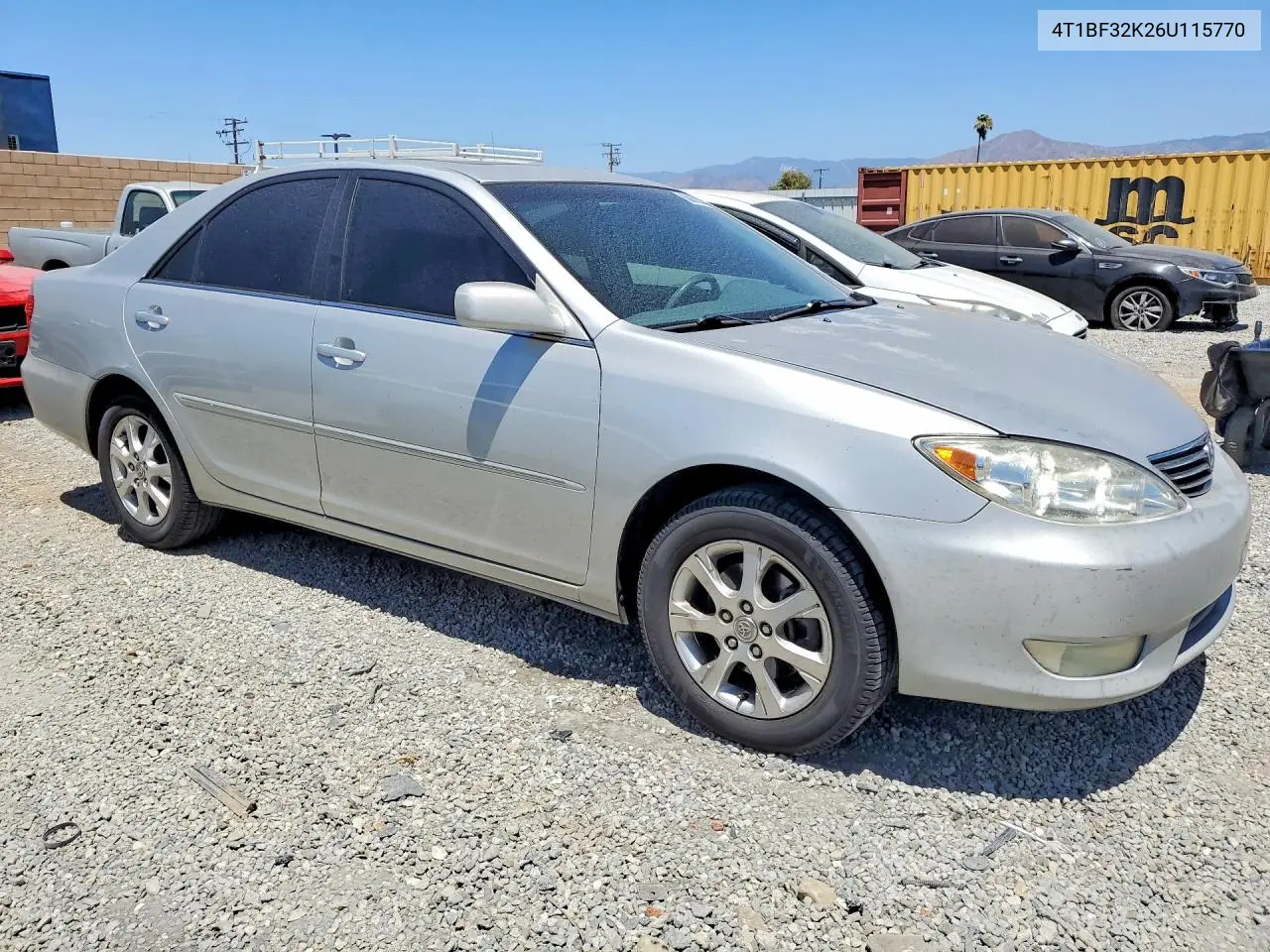 2006 Toyota Camry Xle V6 VIN: 4T1BF32K26U115770 Lot: 60878346