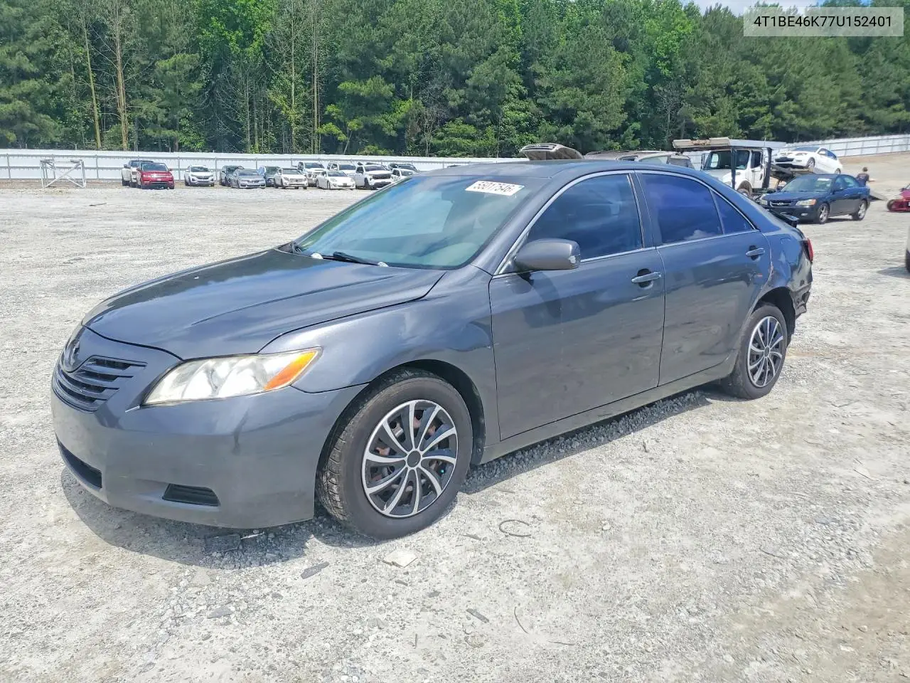 4T1BE46K77U152401 2007 Toyota Camry Le