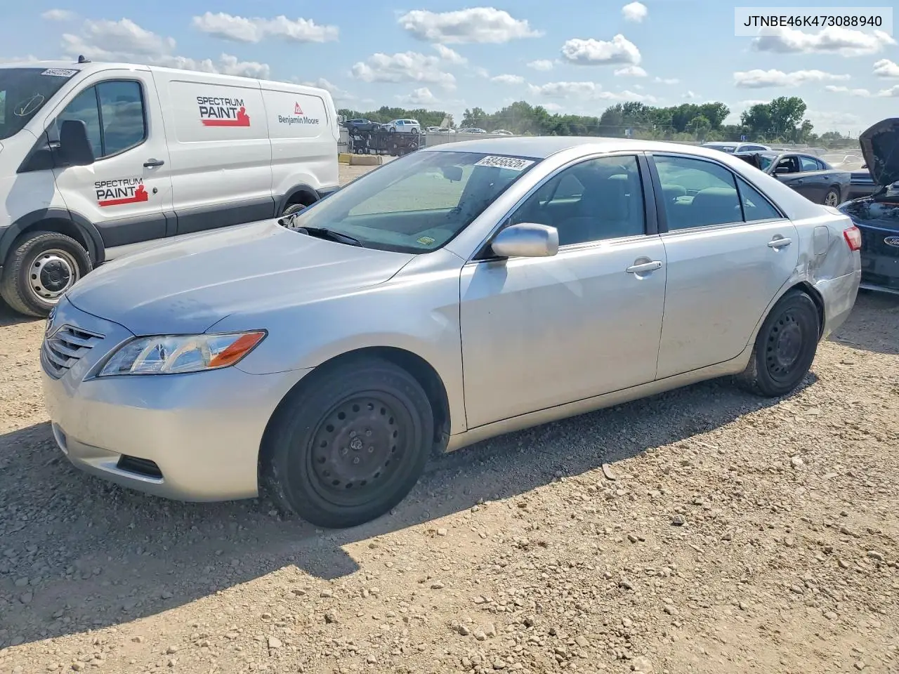 2007 Toyota Camry Le VIN: JTNBE46K473088940 Lot: 58456526