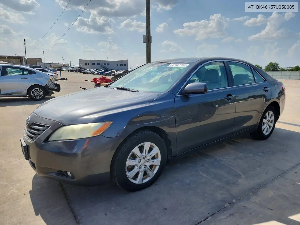 2007 Toyota Camry Xle V6 VIN: 4T1BK46K57U050085 Lot: 61081386