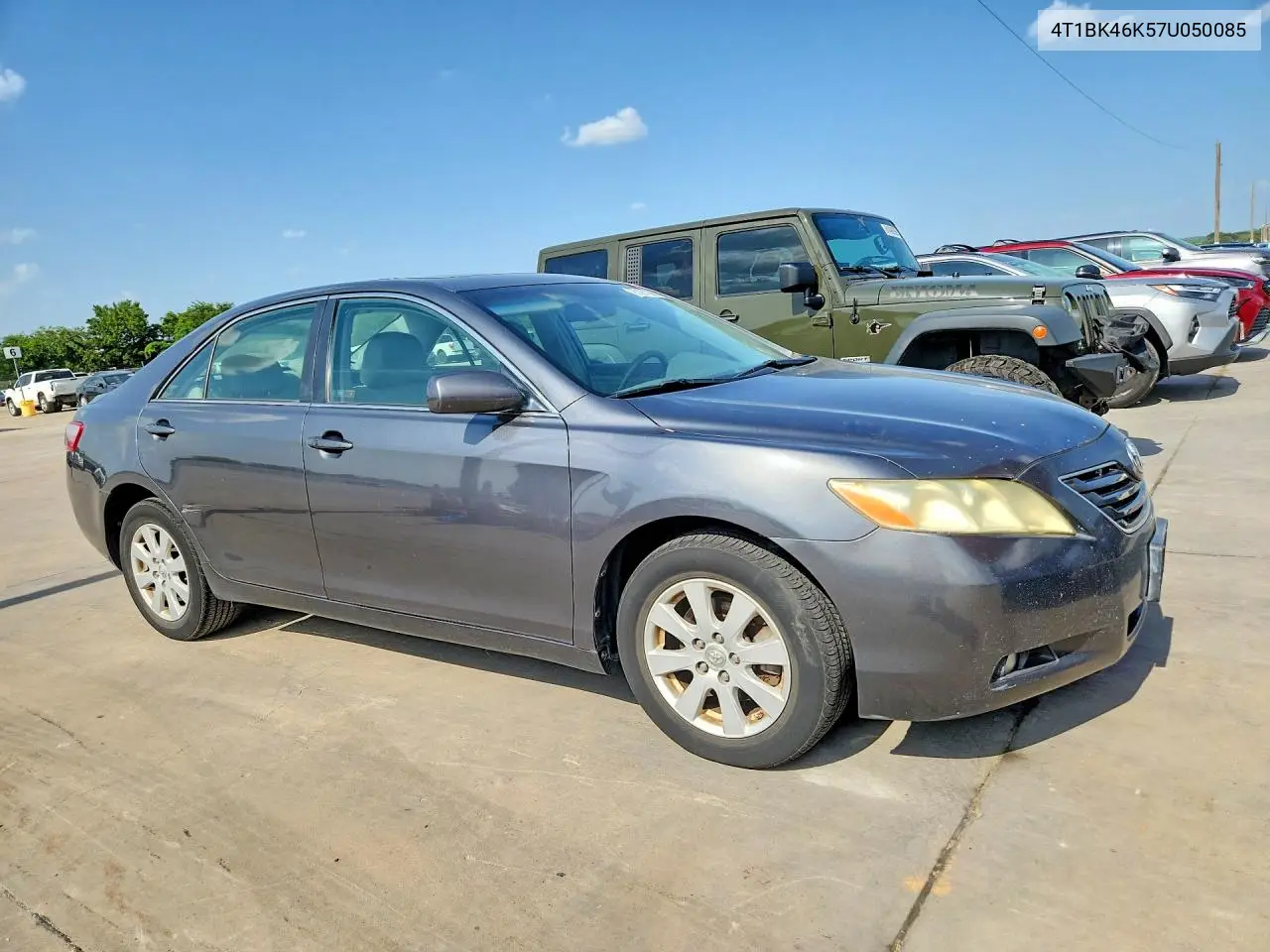 2007 Toyota Camry Xle V6 VIN: 4T1BK46K57U050085 Lot: 61081386
