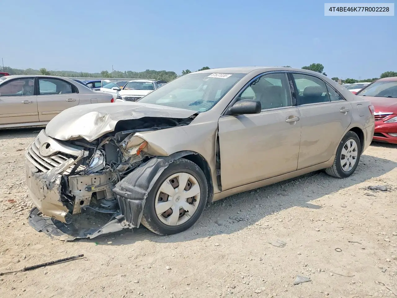 2007 Toyota Camry Le VIN: 4T4BE46K77R002228 Lot: 61631036