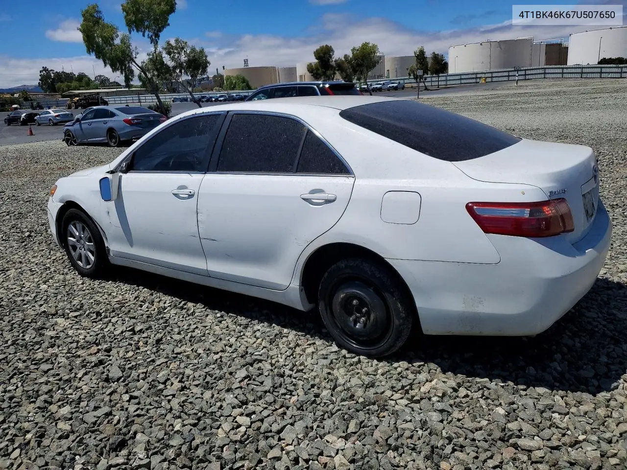 2007 Toyota Camry Xle V6 VIN: 4T1BK46K67U507650 Lot: 61716416