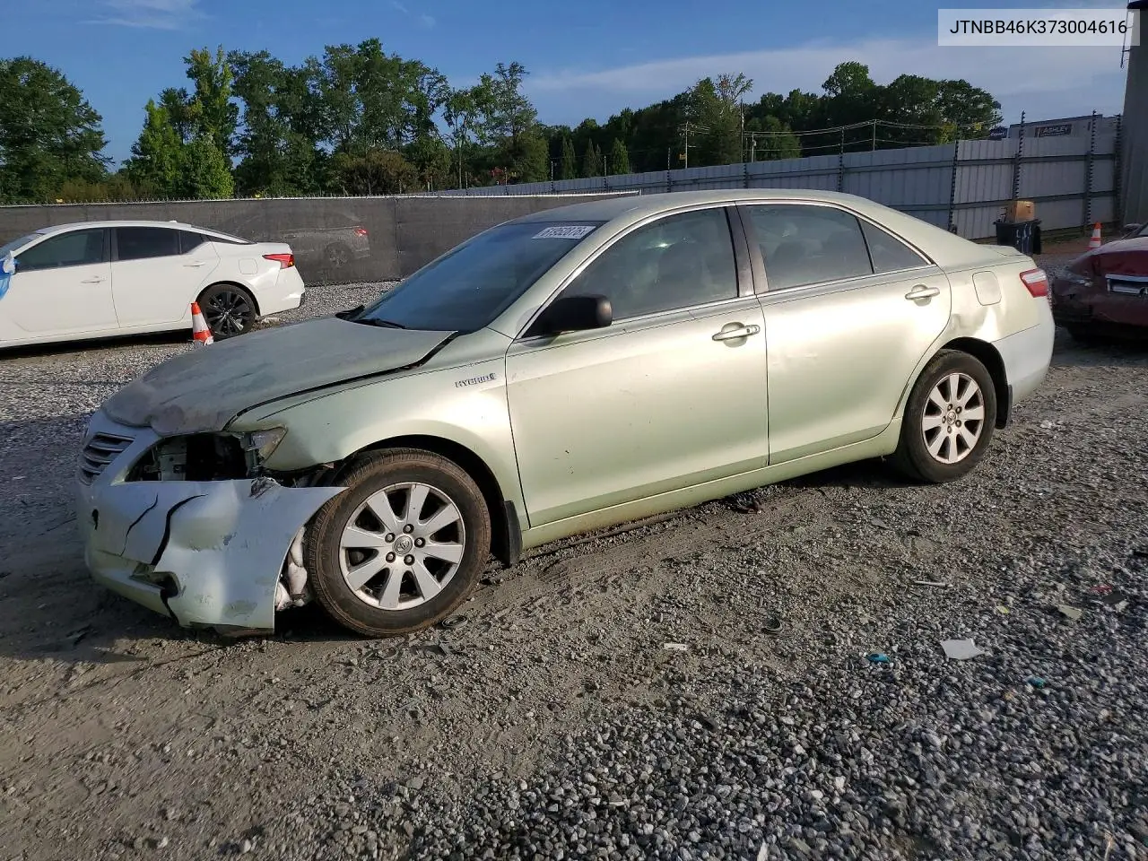 2007 Toyota Camry Hybrid VIN: JTNBB46K373004616 Lot: 61952876