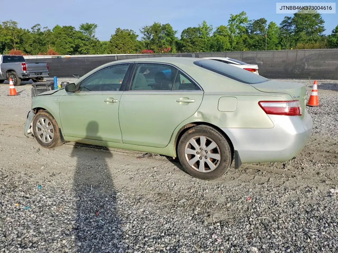 2007 Toyota Camry Hybrid VIN: JTNBB46K373004616 Lot: 61952876
