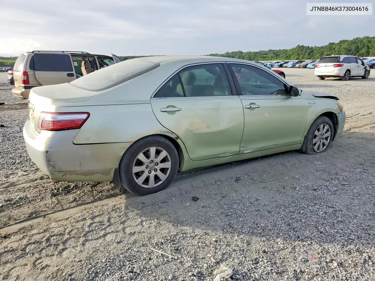 2007 Toyota Camry Hybrid VIN: JTNBB46K373004616 Lot: 61952876