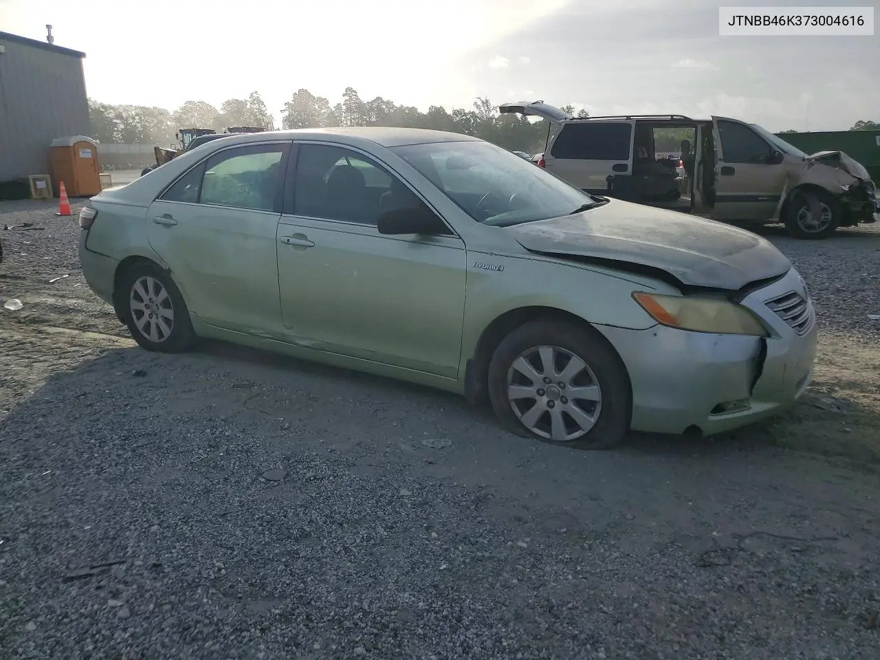 2007 Toyota Camry Hybrid VIN: JTNBB46K373004616 Lot: 61952876