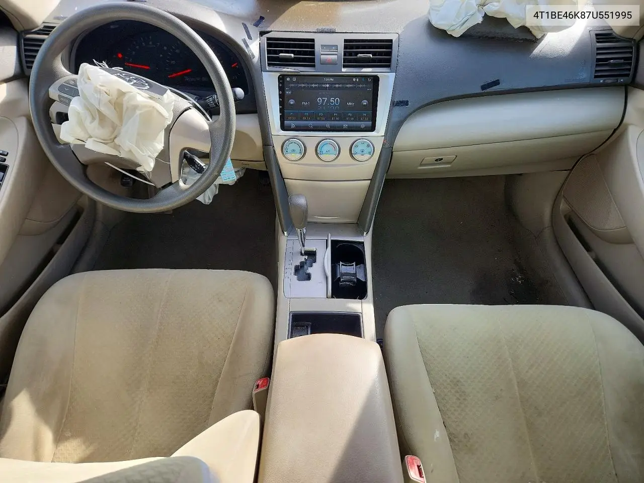 2007 Toyota Camry Le VIN: 4T1BE46K87U551995 Lot: 62056806