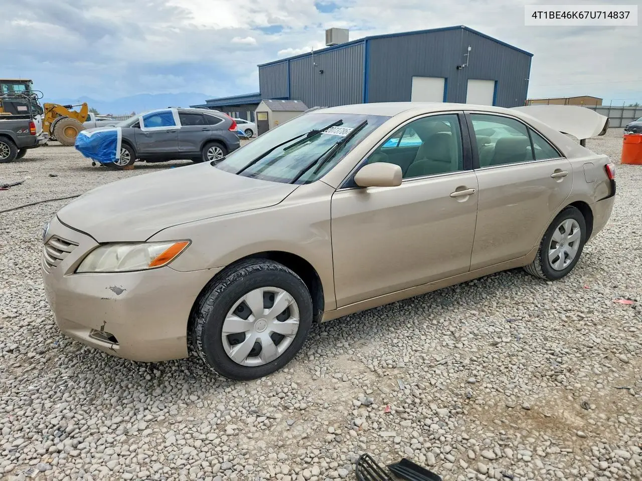 2007 Toyota Camry Le VIN: 4T1BE46K67U714837 Lot: 62073786