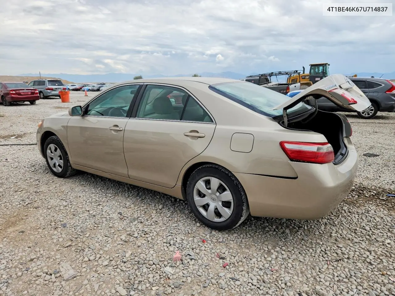 2007 Toyota Camry Le VIN: 4T1BE46K67U714837 Lot: 62073786