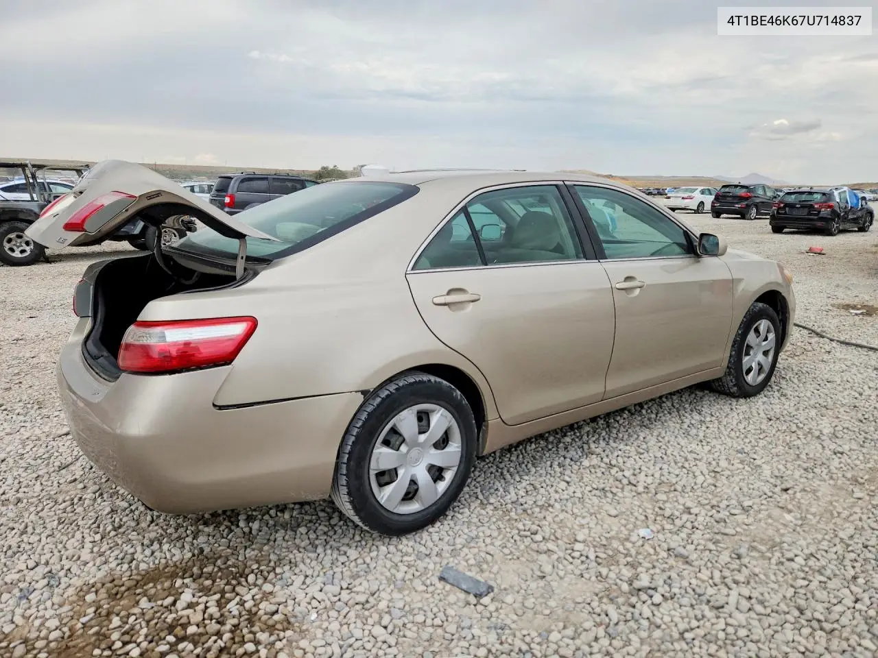 2007 Toyota Camry Le VIN: 4T1BE46K67U714837 Lot: 62073786