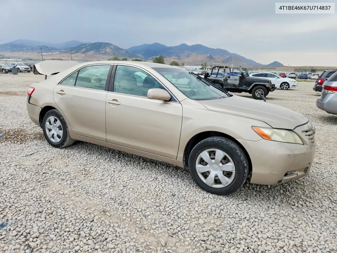 2007 Toyota Camry Le VIN: 4T1BE46K67U714837 Lot: 62073786