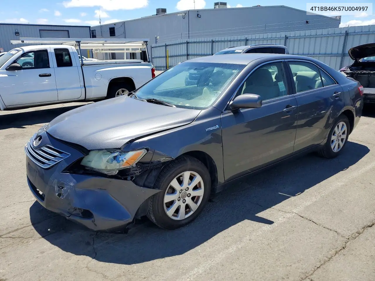 2007 Toyota Camry Hybrid VIN: 4T1BB46K57U004997 Lot: 62088666