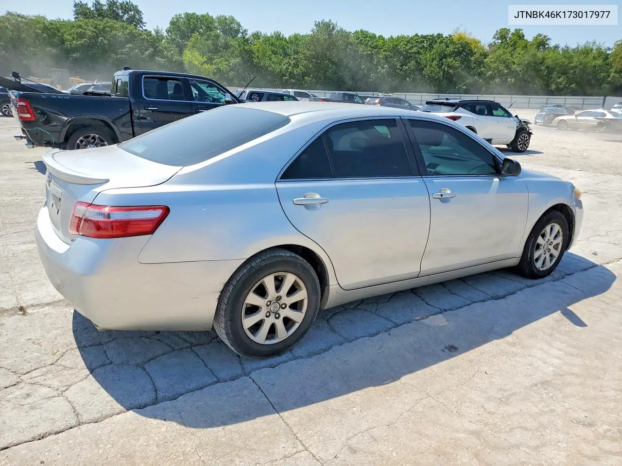 2007 Toyota Camry Xle V6 VIN: JTNBK46K173017977 Lot: 62135926