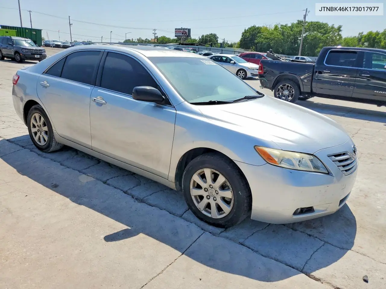 2007 Toyota Camry Xle V6 VIN: JTNBK46K173017977 Lot: 62135926