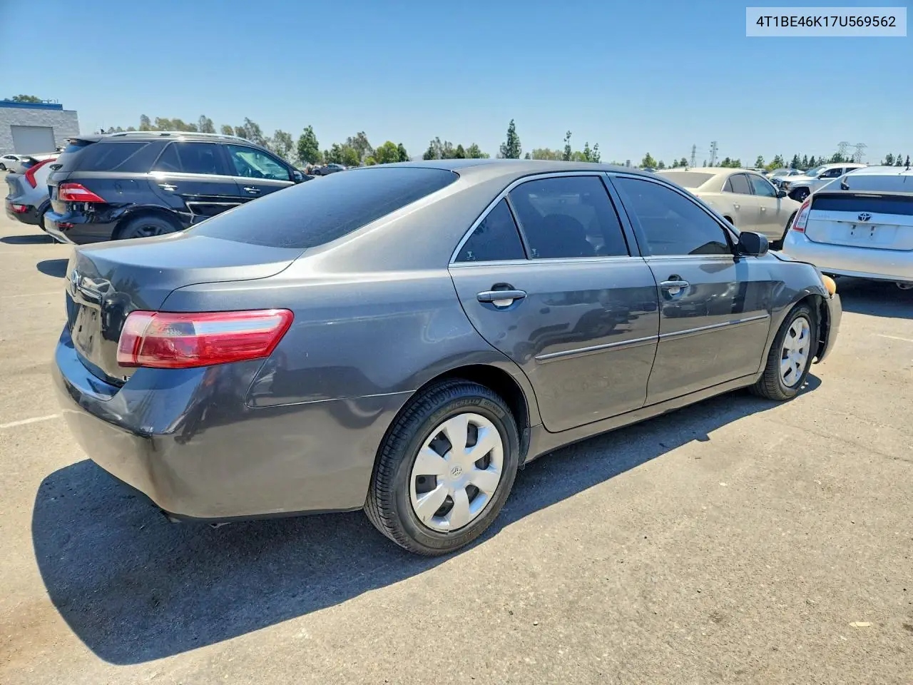 2007 Toyota Camry Le VIN: 4T1BE46K17U569562 Lot: 62326926