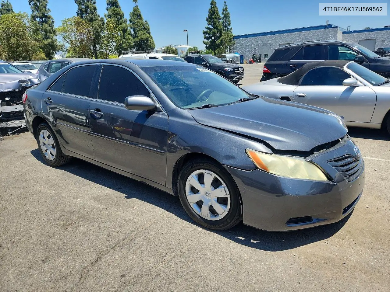 2007 Toyota Camry Le VIN: 4T1BE46K17U569562 Lot: 62326926