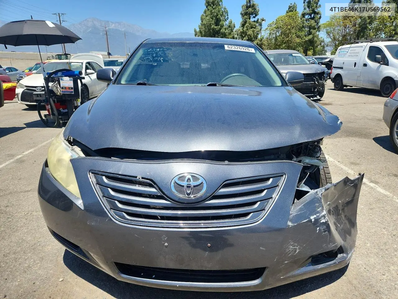 2007 Toyota Camry Le VIN: 4T1BE46K17U569562 Lot: 62326926