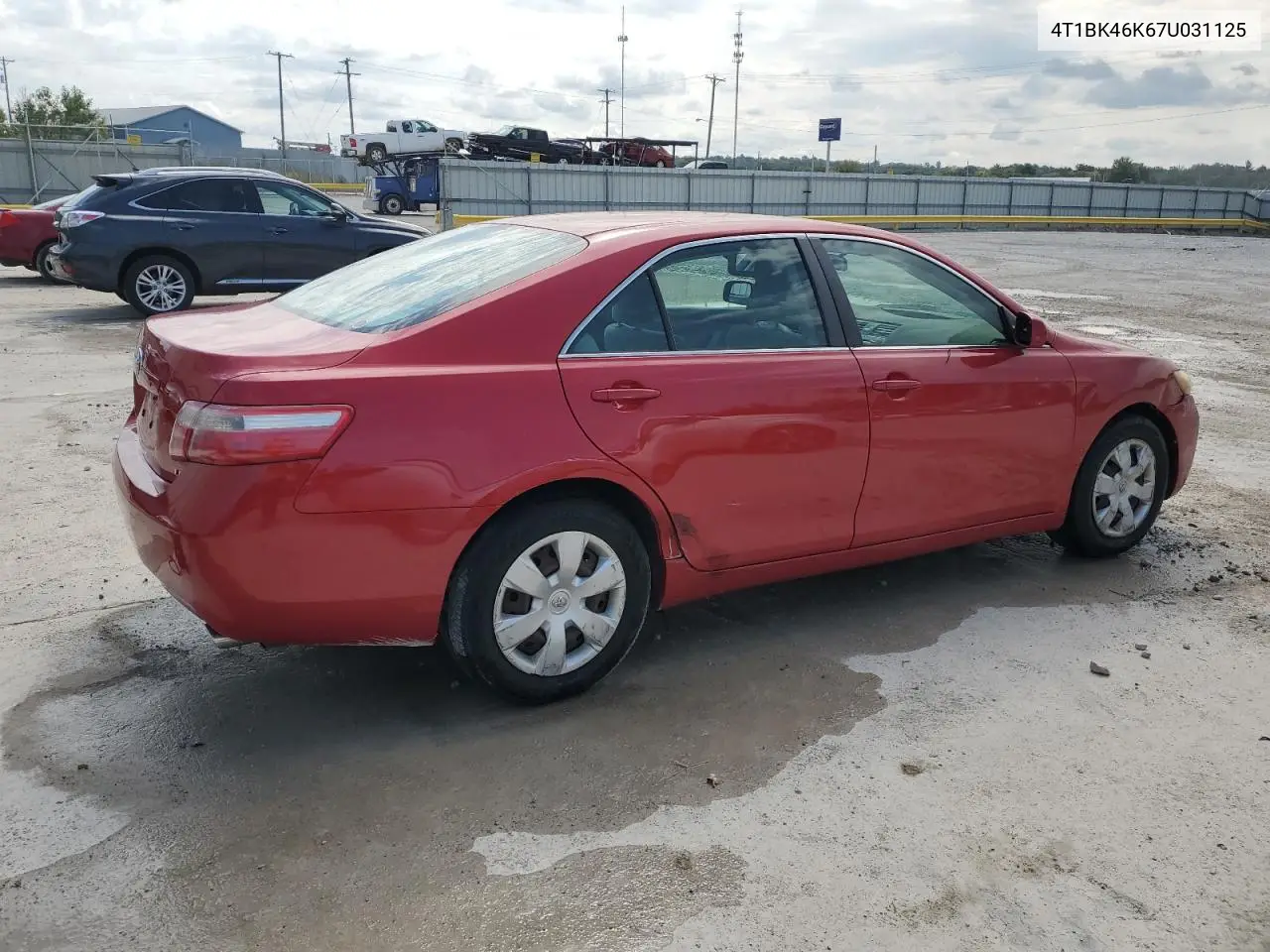 4T1BK46K67U031125 2007 Toyota Camry Le