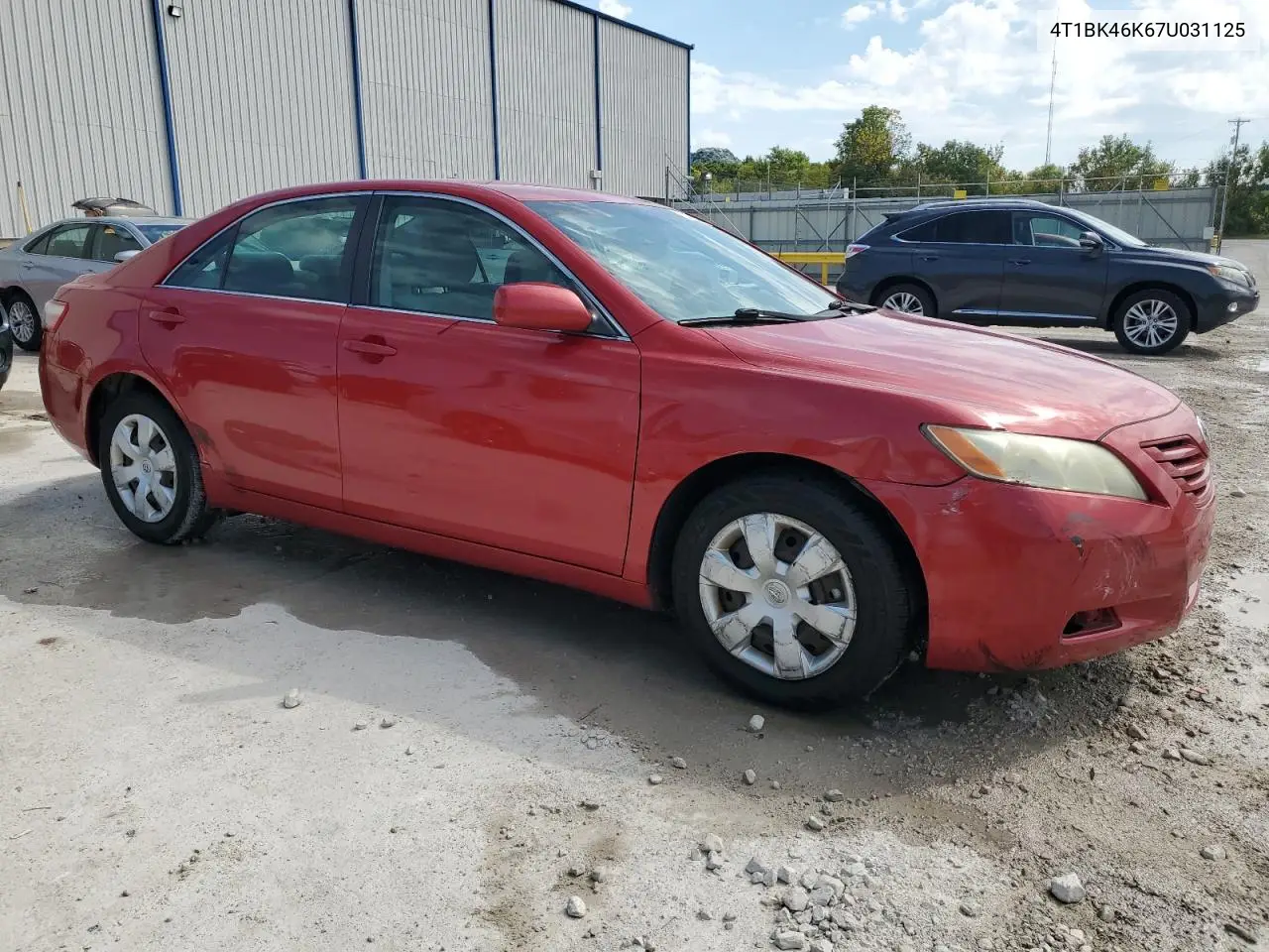 4T1BK46K67U031125 2007 Toyota Camry Le