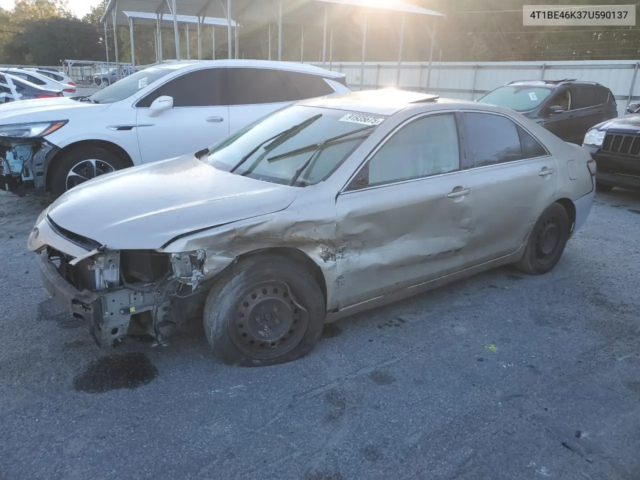 4T1BE46K37U590137 2007 Toyota Camry Le