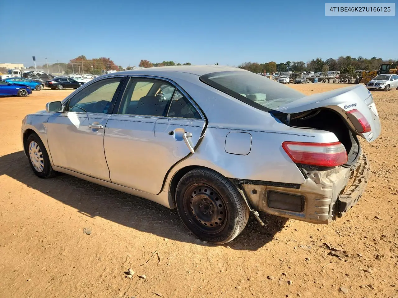 4T1BE46K27U166125 2007 Toyt Camry Ce