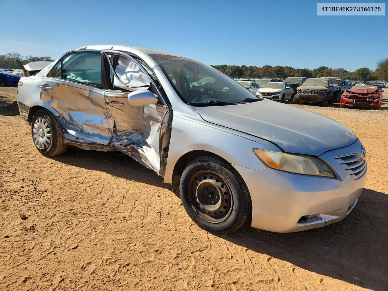 4T1BE46K27U166125 2007 Toyt Camry Ce