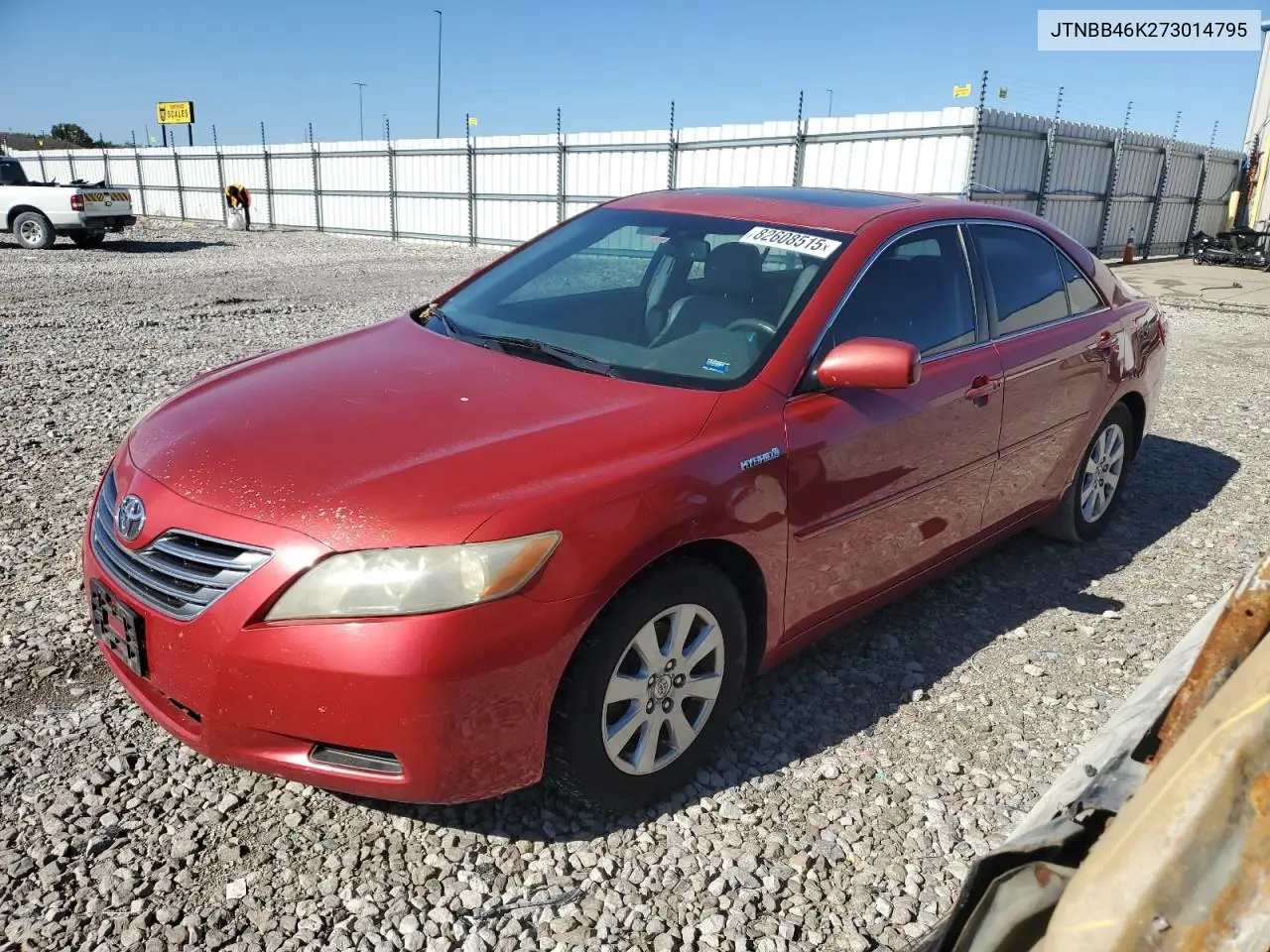 JTNBB46K273014795 2007 Toyota Camry Hybrid
