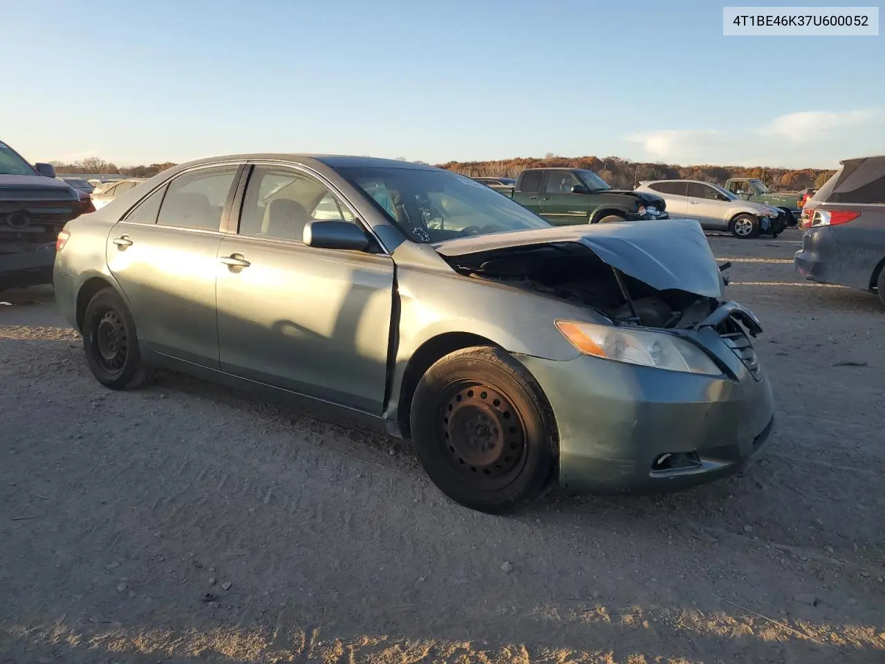 2007 Toyota Camry Ce VIN: 4T1BE46K37U600052 Lot: 92638155