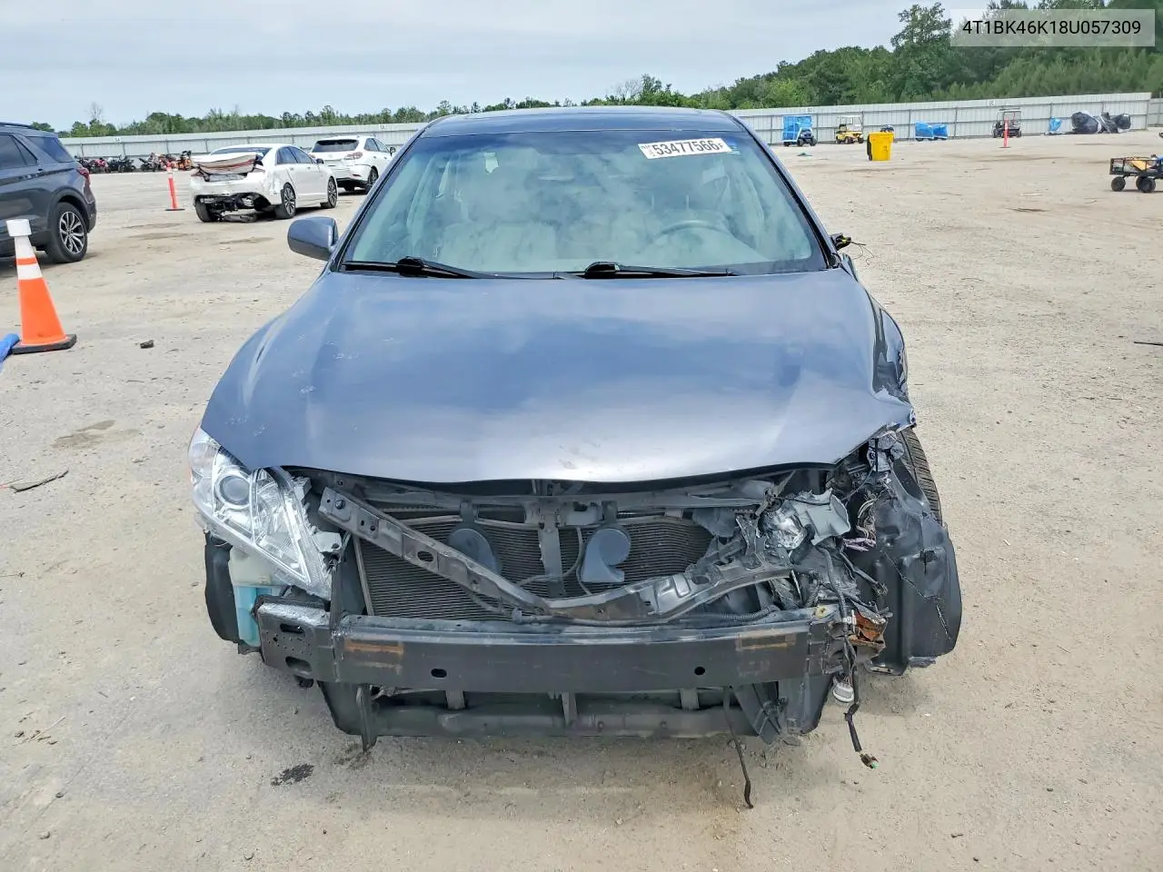 4T1BK46K18U057309 2008 Toyota Camry Xle V6