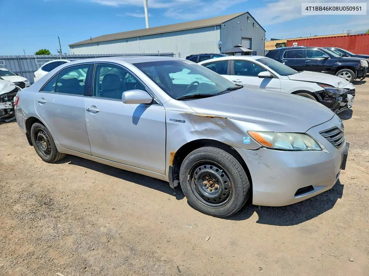2008 Toyota Camry Hybrid VIN: 4T1BB46K08U050951 Lot: 54875136