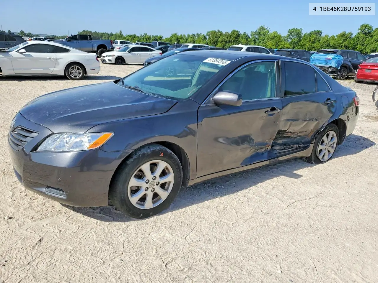 2008 Toyota Camry Le VIN: 4T1BE46K28U759193 Lot: 61384556
